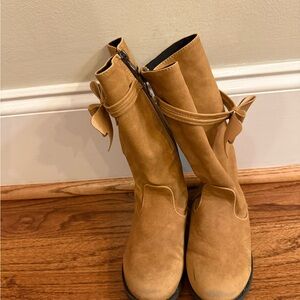 Kids size 29 or 11.5 Tan boots